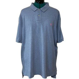 Polo by Ralph Lauren Polo Shirt Top Blue 100% Cotton Men's Size XXL